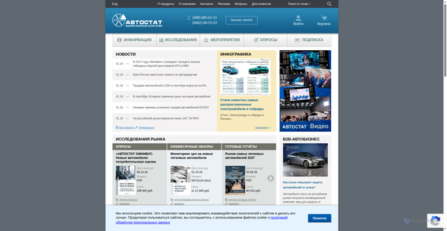 Security scan screenshot of https://www.autostat.ru