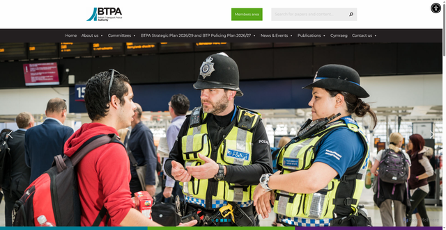 Security scan screenshot of http://www.btpa.police.uk