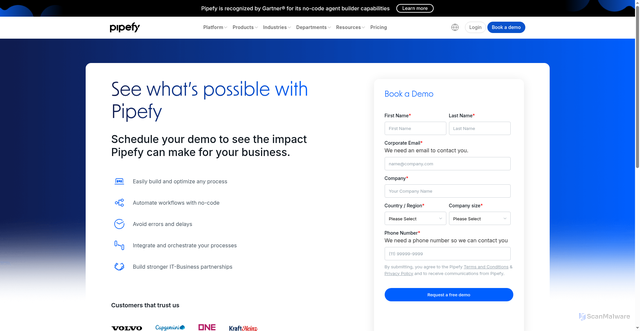 Security scan screenshot of https://www.pipefy.com/blog/reimbursement-process-definition/