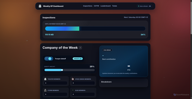 Security scan screenshot of https://barc.website/