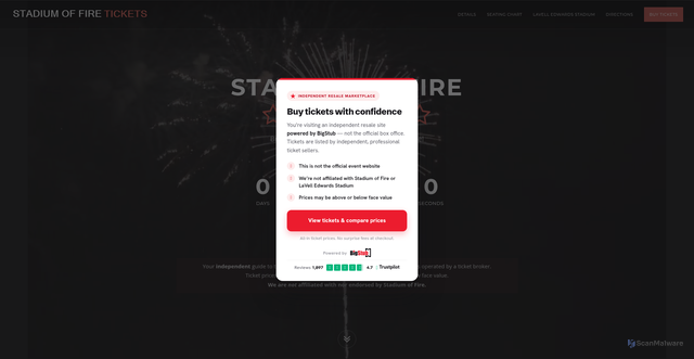 Security scan screenshot of https://www.independencedayprovo.com/