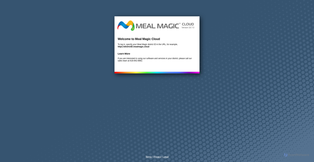 Security scan screenshot of https://www.mealmagic.cloud