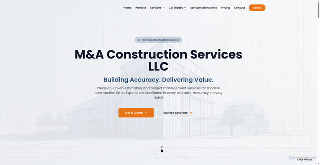 Security scan screenshot of https://maconstruction-llc.com/