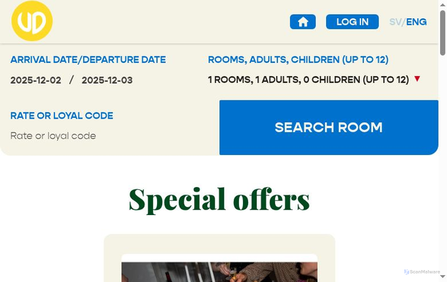 Security scan screenshot of https://urbandeli.nitesoft.se/