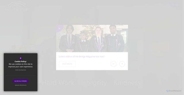 Security scan screenshot of https://www.tbah.uk/