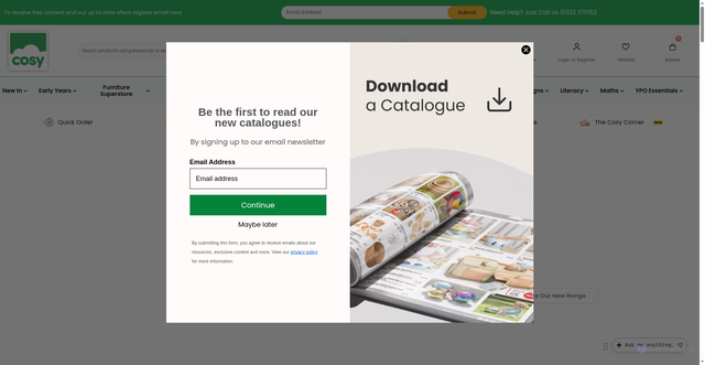 Security scan screenshot of https://www.cosydirect.com