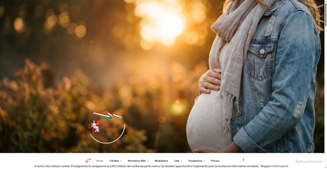 Security scan screenshot of https://www.ostetricheravenna.it