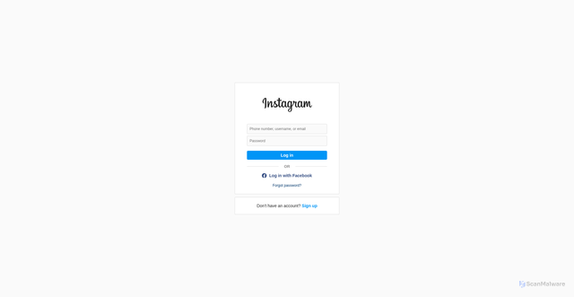 Security scan screenshot of https://instagram-login-support.vercel.app/