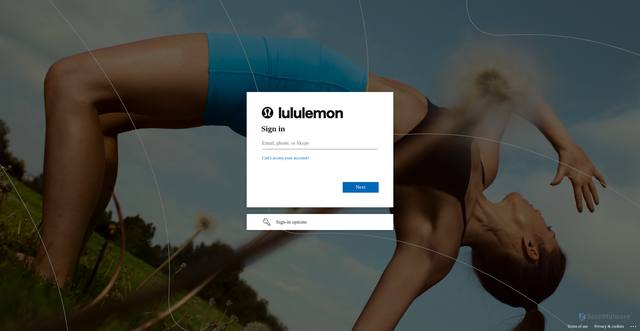 Security scan screenshot of https://gec5.dev.lululemon.app