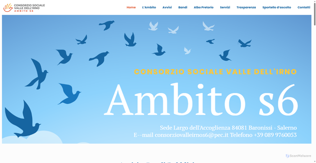 Security scan screenshot of https://consorziovalleirnos6.it/