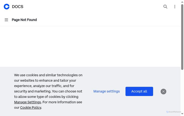 Security scan screenshot of https://api.coinbase.com/