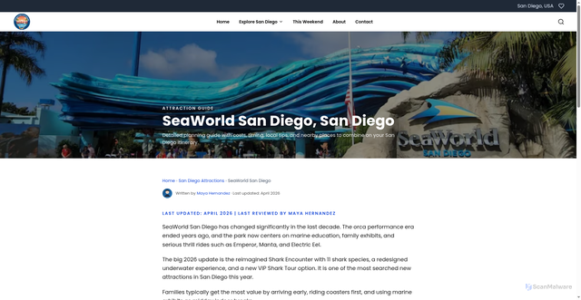 Security scan screenshot of https://www.thingstodoinsandiego.us/attractions/seaworld-san-diego