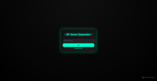 Security scan screenshot of https://sfsensigenerator-cukwywejuo.edgeone.app/