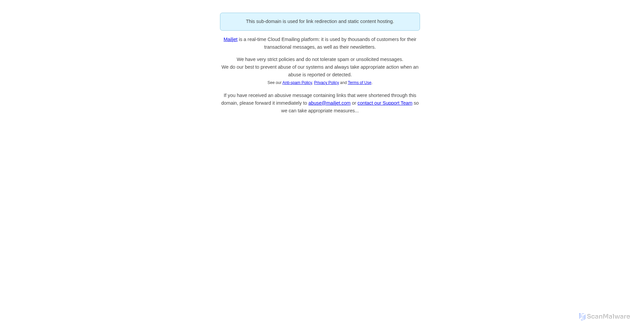 Security scan screenshot of https://sxsxp.mjt.lu/