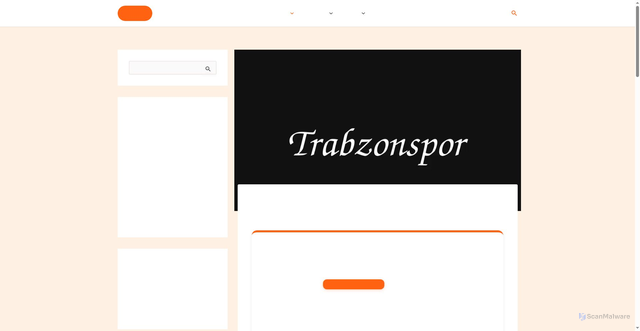 Security scan screenshot of https://countryfc.com/trabzonspor/