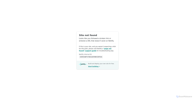 Security scan screenshot of http://claim-771.netlify.app/