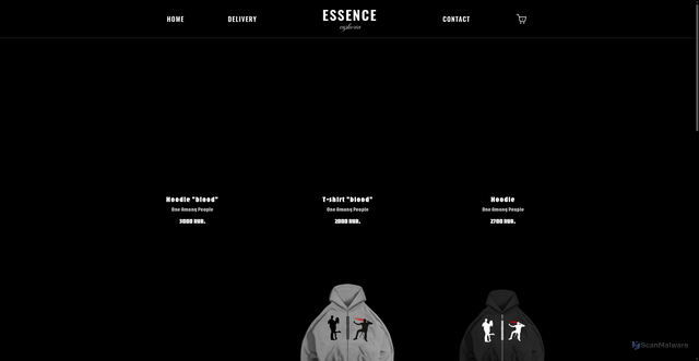 Security scan screenshot of https://essencewear.ru/