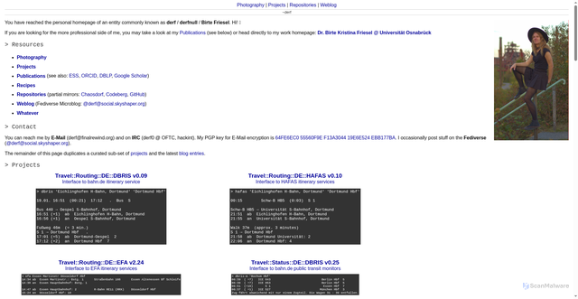 Security scan screenshot of https://finalrewind.org