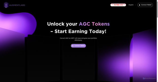 Security scan screenshot of http://agc-airdrop-platform.pages.dev/