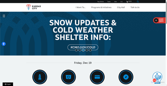 Security scan screenshot of https://www.kcmo.gov/