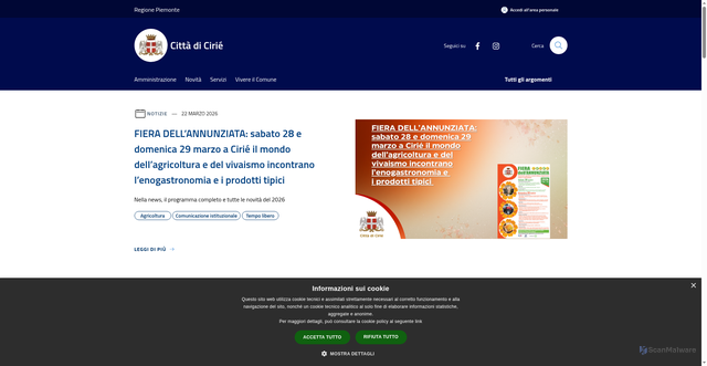 Security scan screenshot of https://www.cirie.net/it