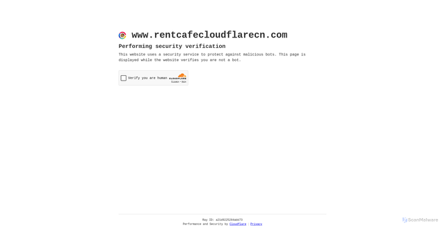 Security scan screenshot of https://www.rentcafecloudflarecn.com