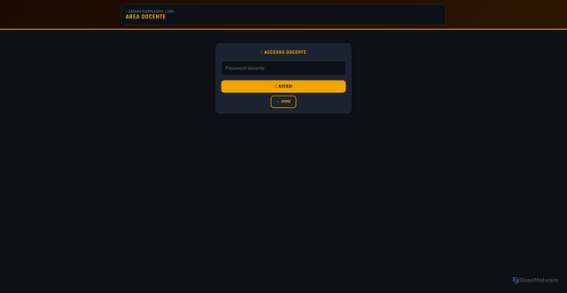 Security scan screenshot of https://specialistici.pages.dev/pes-pav-pei-16h/admin.html