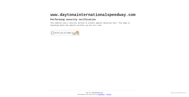 Security scan screenshot of https://www.daytonainternationalspeedway.com