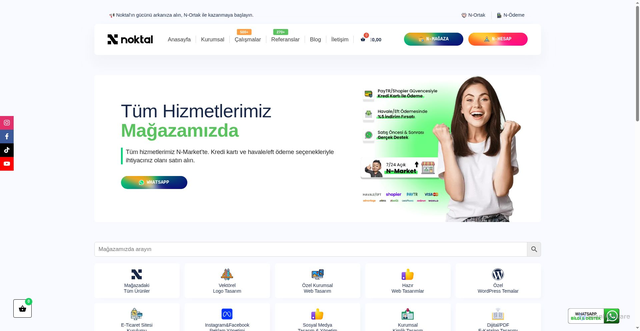 Security scan screenshot of https://noktal.com.tr/kategori/grafik-tasarim/
