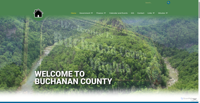 Security scan screenshot of https://buchanancountyvirginia.gov/