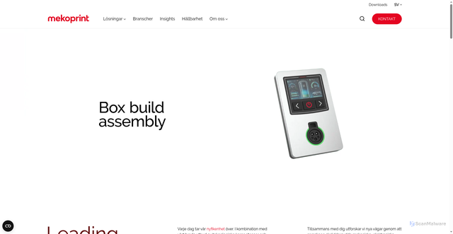 Security scan screenshot of https://mekoprintseritronic.se