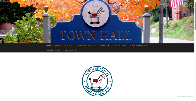 Security scan screenshot of https://tryon-nc.com