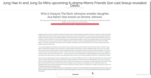 Security scan screenshot of https://corpheanhugo-aefuv90cq7.edgeone.app/17048-who-is-dwayne-the-rock-johnsons-wrestler-daughter-ava-raine-also-known-as-simone-johnson.html