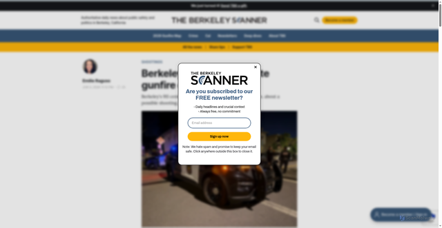 Security scan screenshot of https://www.berkeleyscanner.com/2026/06/04/shootings/berkeley-police-gunfire-bonar-vehicle-struck/