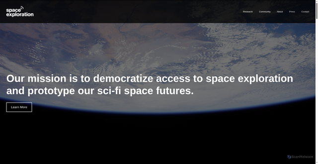 Security scan screenshot of https://www.explore-space.mit.edu/