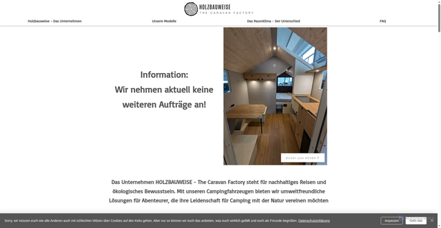 Security scan screenshot of https://holzbauwei.se