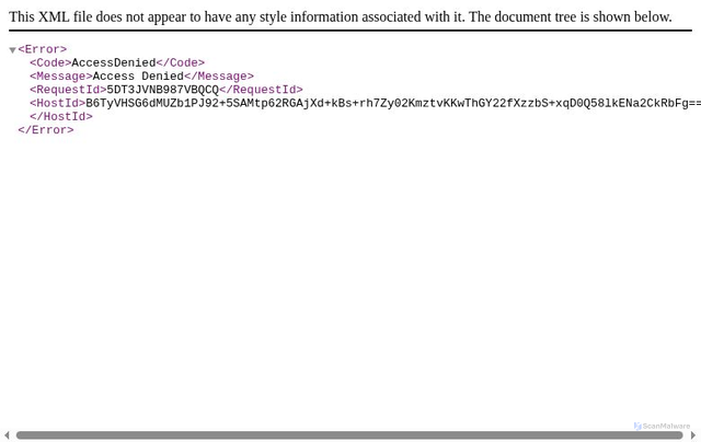 Security scan screenshot of https://heatmap-project-2022.s3.us-west-2.amazonaws.com/