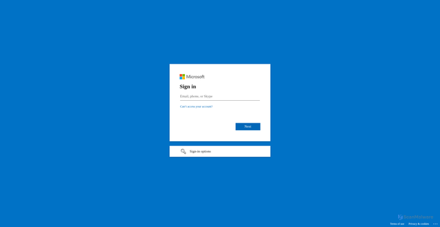 Security scan screenshot of https://velcro.sharepoint.com