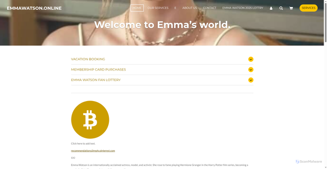 Security scan screenshot of https://www.emmawatson.uk/