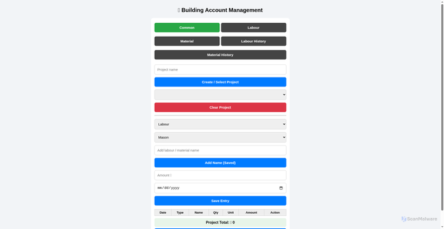 Security scan screenshot of https://buildingaccountmaintenance-pwk836kufm.edgeone.app/
