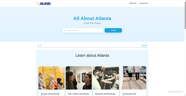 Security scan screenshot of https://atlanta.com