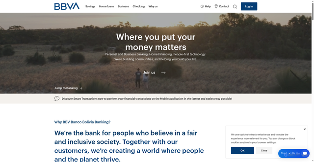 Security scan screenshot of https://bbvbancobolivia.org/