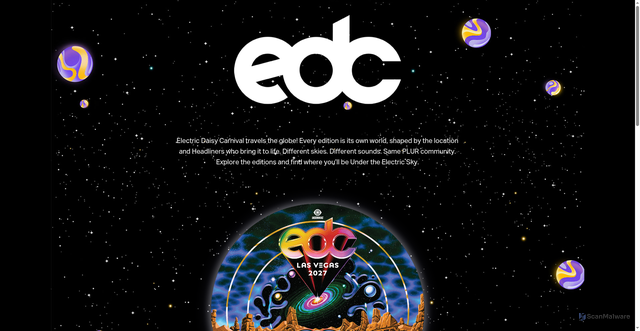 Security scan screenshot of https://www.edc.com/