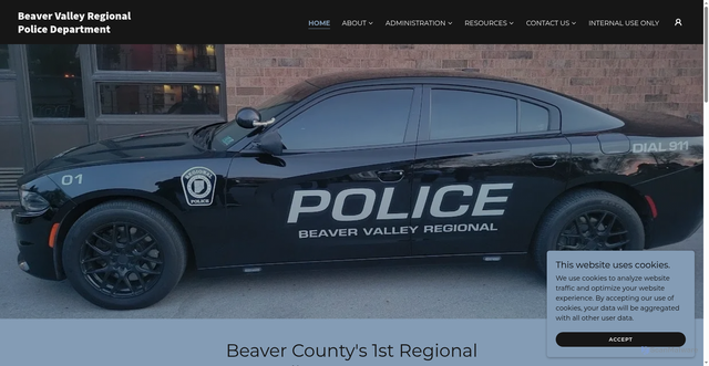 Security scan screenshot of https://bvrpd-pa.gov/