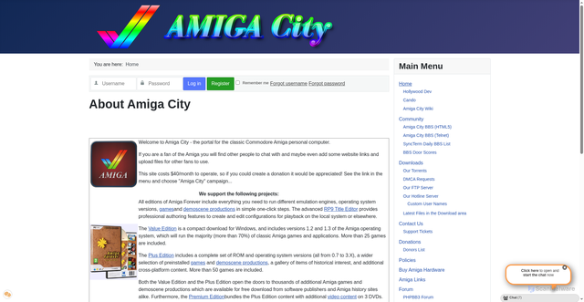 Security scan screenshot of https://amigacity.xyz