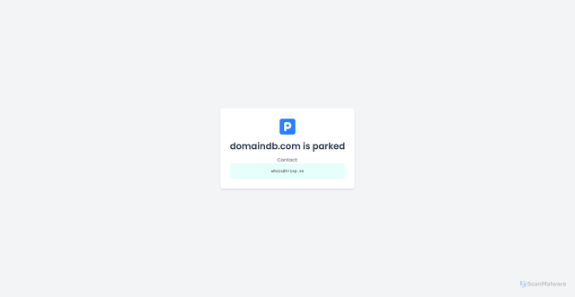 Security scan screenshot of https://domaindb.com/