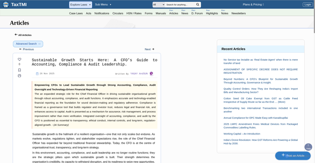 Security scan screenshot of https://www.taxtmi.com/article/detailed?id=15485