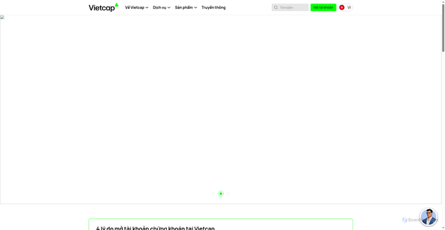Security scan screenshot of https://vietcap.com.vn