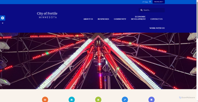 Security scan screenshot of https://fertilemn.gov/