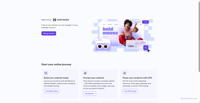 Security scan screenshot of https://productsonline-offer.click/inicial/